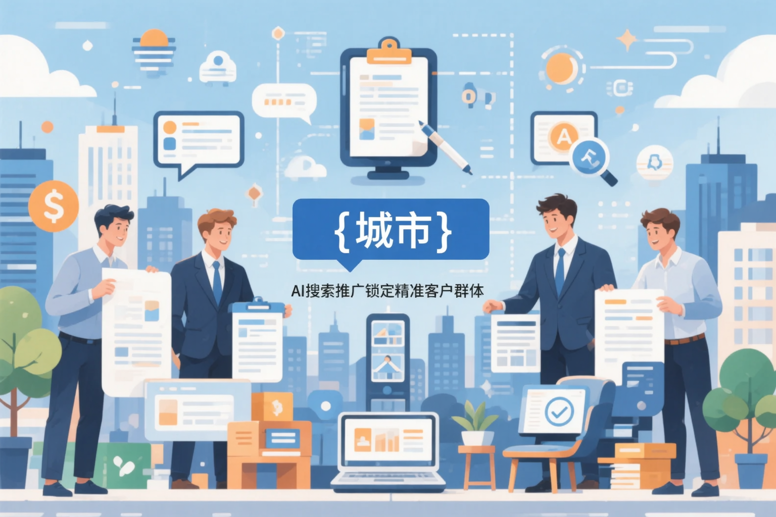 兰州公司如何用AI搜索推广锁定精准客户群体