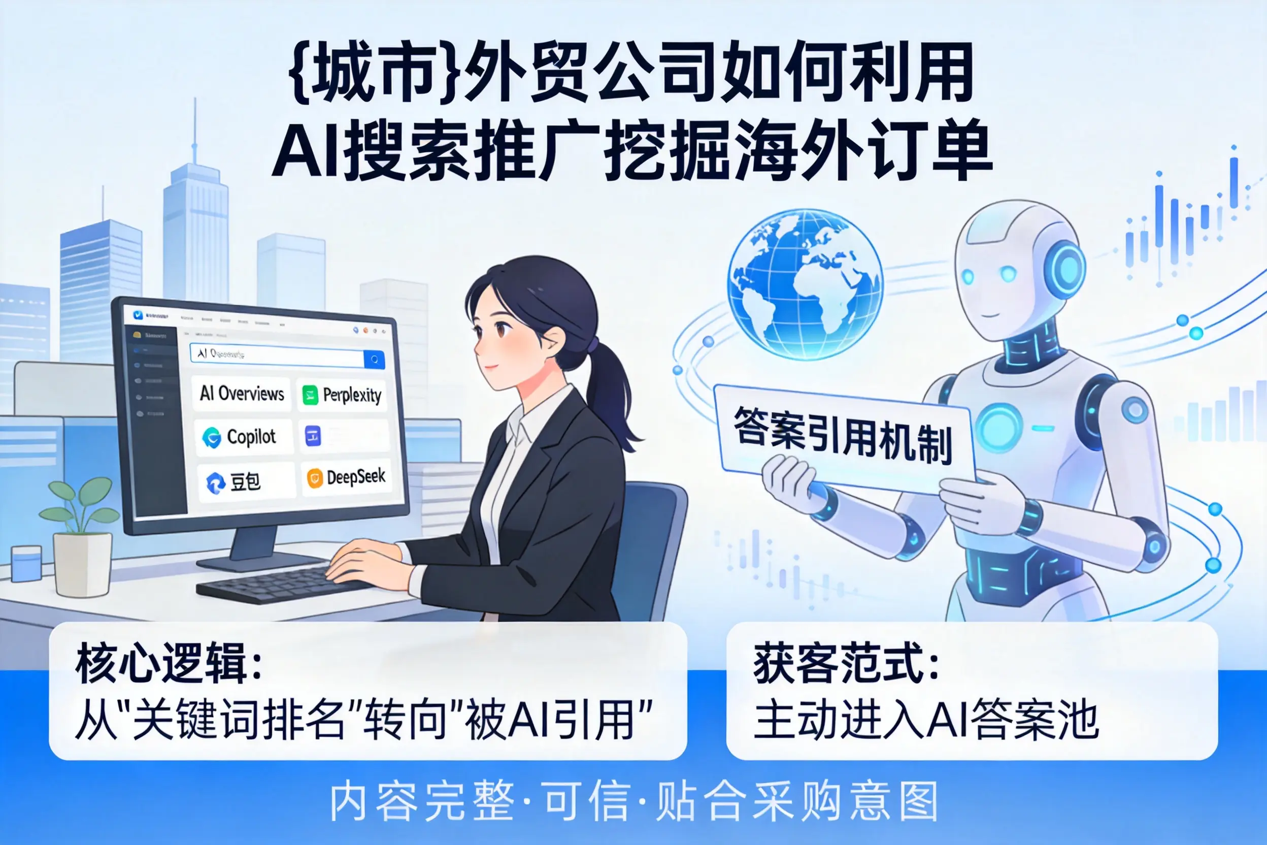 兰州外贸公司如何利用AI搜索推广挖掘海外订单