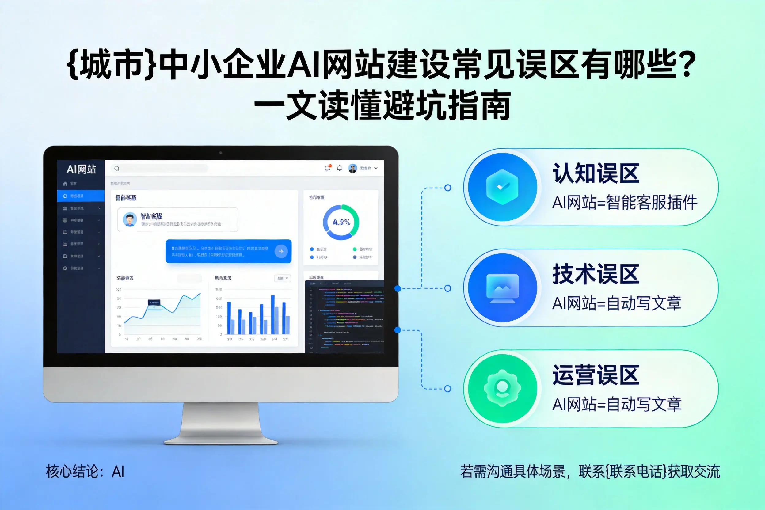 兰州中小企业AI网站建设常见误区有哪些？一文读懂避坑指南