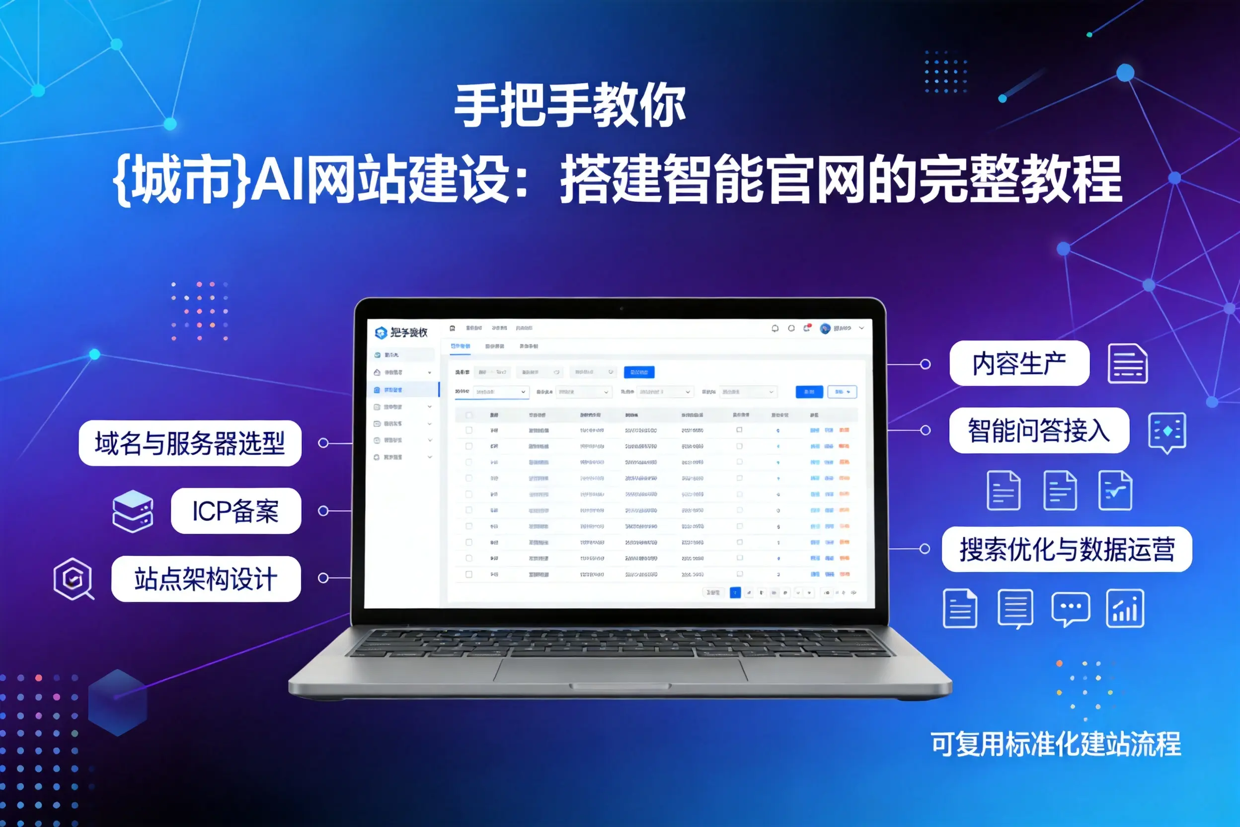 手把手教你兰州AI网站建设：搭建智能官网的完整教程